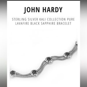 John Hardy Kali Lavafire Black Sapphire Bracelet